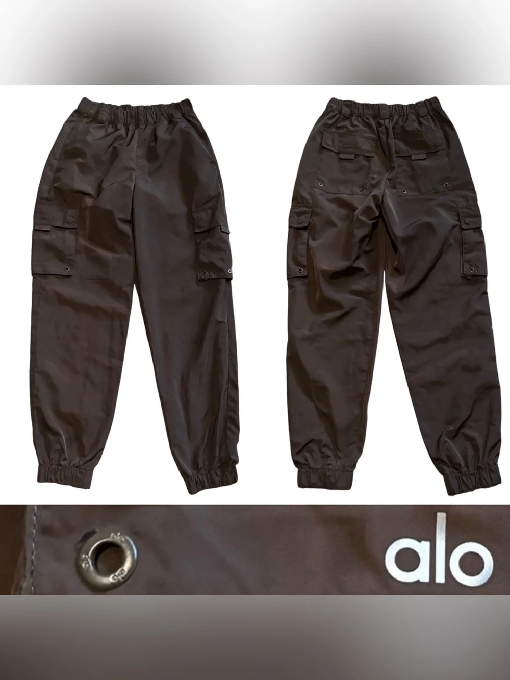 Alo Yoga It Girl Cargo Jogger Pant Women’s In Brown